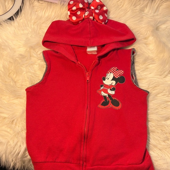 Disney Other - Disney Vibrant Red Hooded Garment